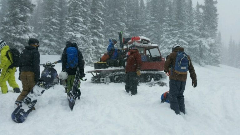 Backcountry Skiing with Landscape Technology Group